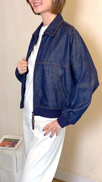 Denim zipped up jacket