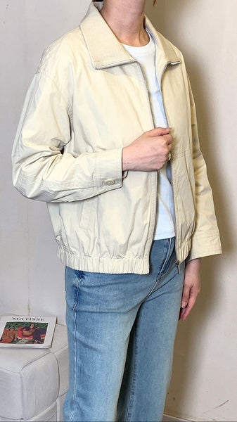 Trending khaki zipped jacket