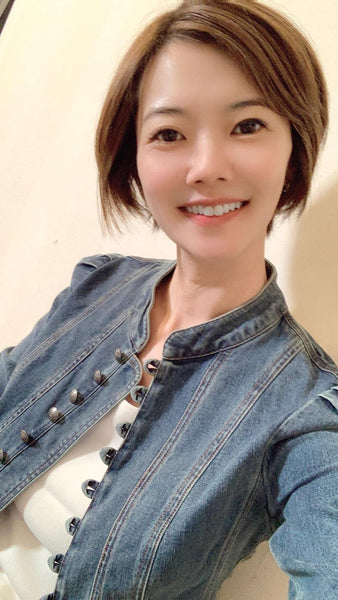 Denim well tailored fitted jacket