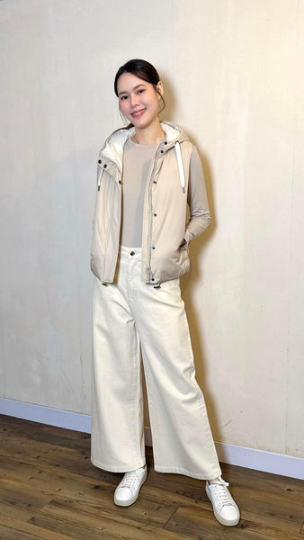 Premium ultra soft hooded gilet